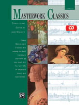 Masterwork Classics piano sheet music cover Thumbnail